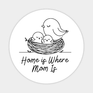 Home is where mom is Magnet